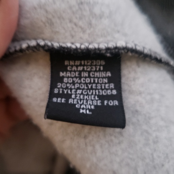 Ezekiel Chevron Tweed Black ANTHROPOLOGIE Coat XL - Picture 6 of 6